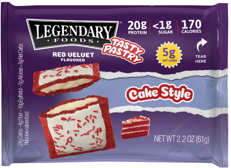 Picture of Legendary Foods KHRM00381886 2.2 oz Red Velvet Pastry