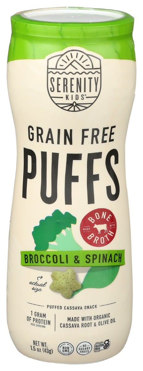 Picture of Serenity Kids KHRM00380567 1.5 oz Broccoli Spinach Baby Food Puff