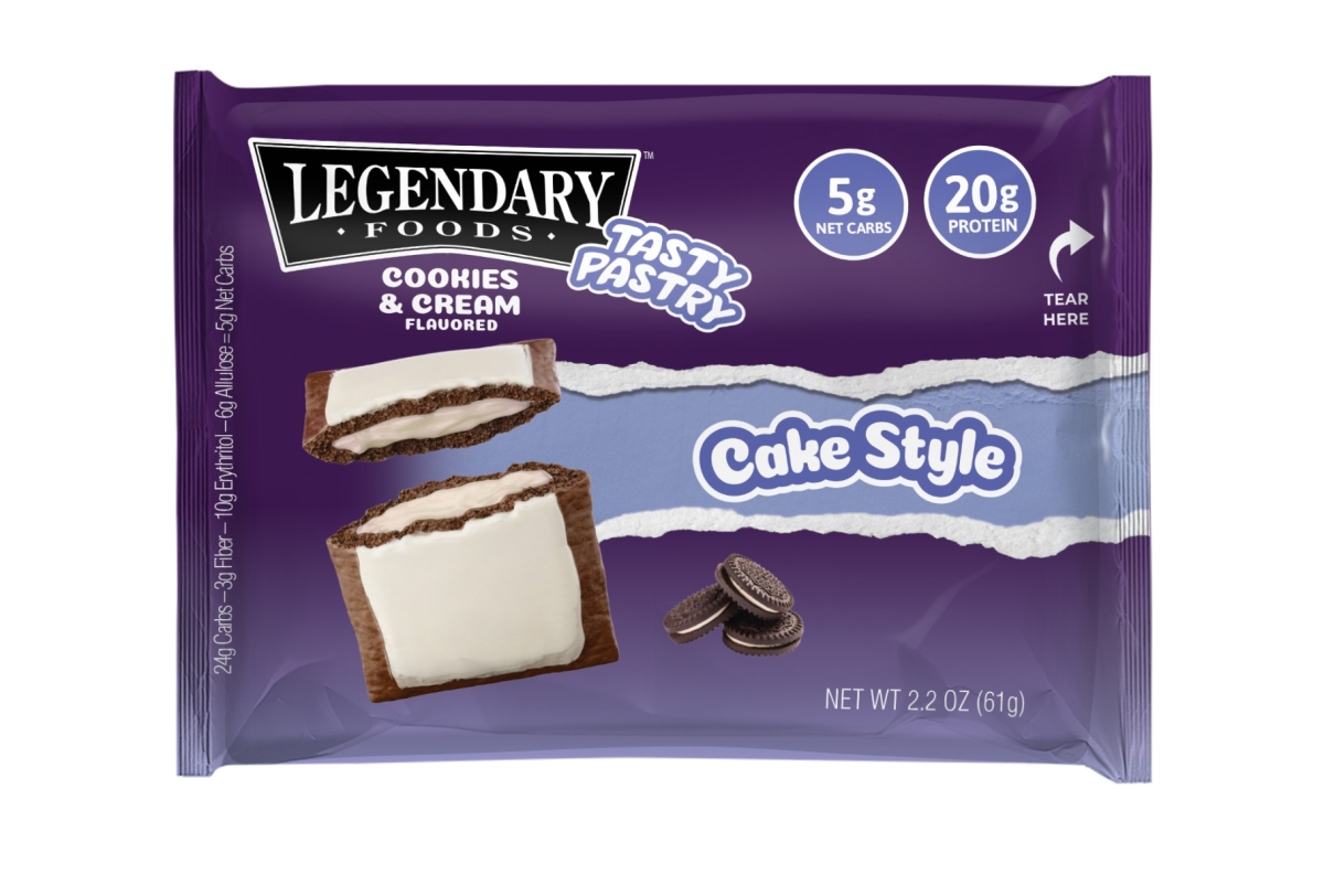 Picture of Legendary Foods KHRM00381884 2.2 oz Pastry Cookies & Cream