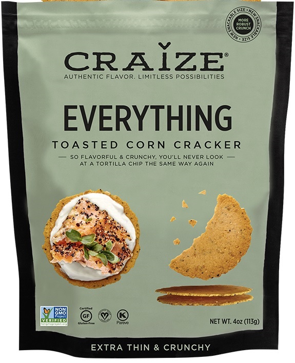 Picture of Craize KHRM00375604 4 oz Corn Everything Crackers