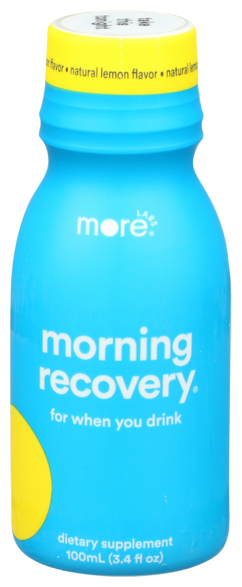 Picture of More Labs KHRM00367605 3.4 fl oz Morning Recovery Lemon Shot