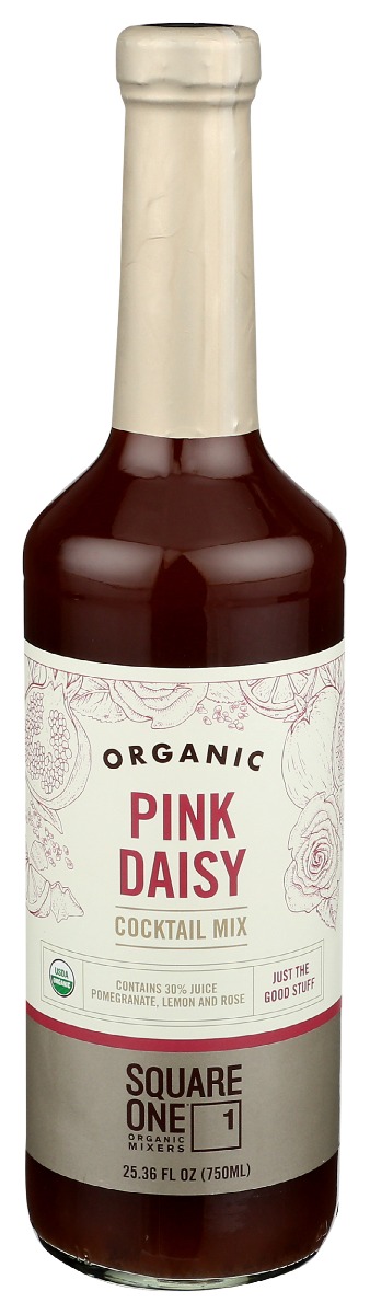 Picture of Square One Organic Spirits KHRM00371580 750 ml Pink Daisy Mixer