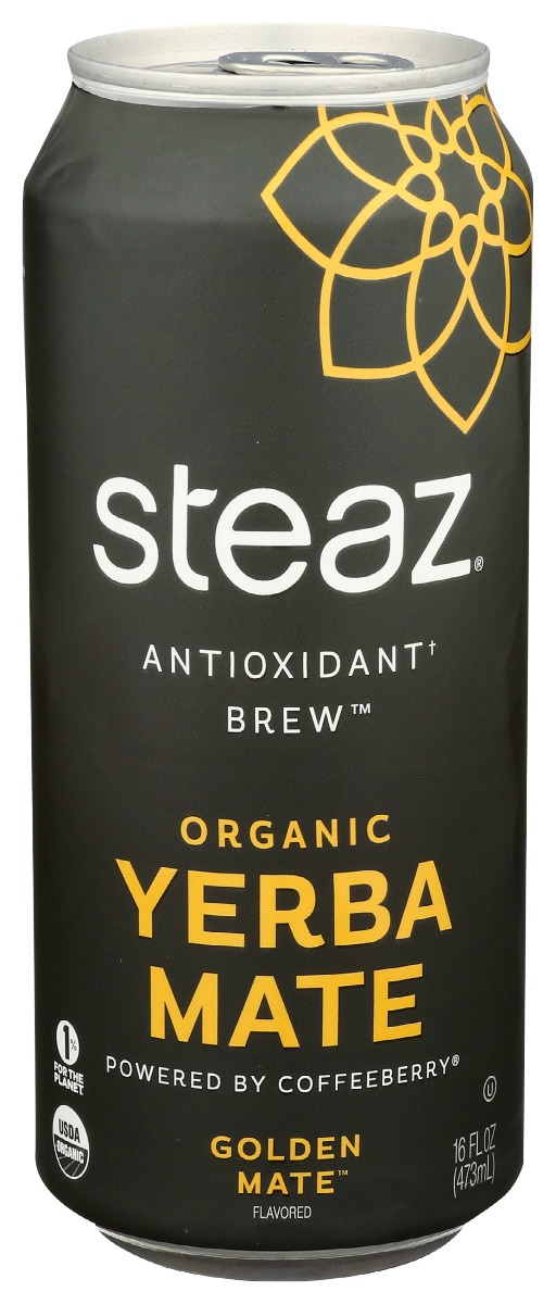 Picture of Steaz KHRM00382832 16 oz Golden Yerba Mate Drink