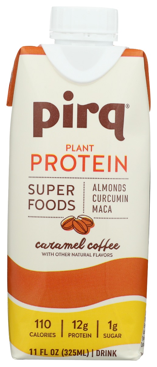 Picture of Pirq KHRM00373151 11 oz Caramel Coffee Plant Protein Drink