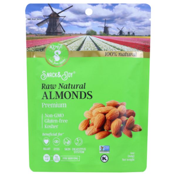 Picture of Aznut KHRM00355708 6 oz Raw Almonds