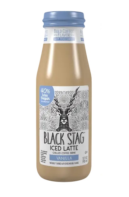 Picture of Black Stag KHRM00381680 13.7 oz Latte Vanilla Less Sugar Coffee Drink