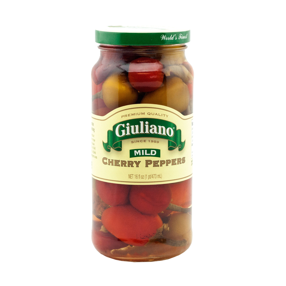 Picture of Giuliano KHRM00087380 16 oz Cherry Peppers Sweet Mild