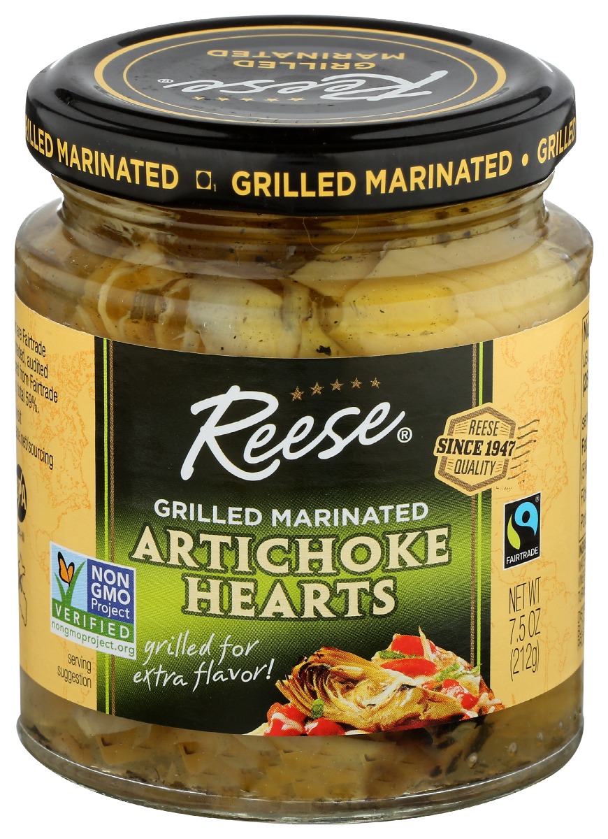 Picture of Reese KHRM00220155 7.5 oz Grilled Marinated Artichoke Hearts