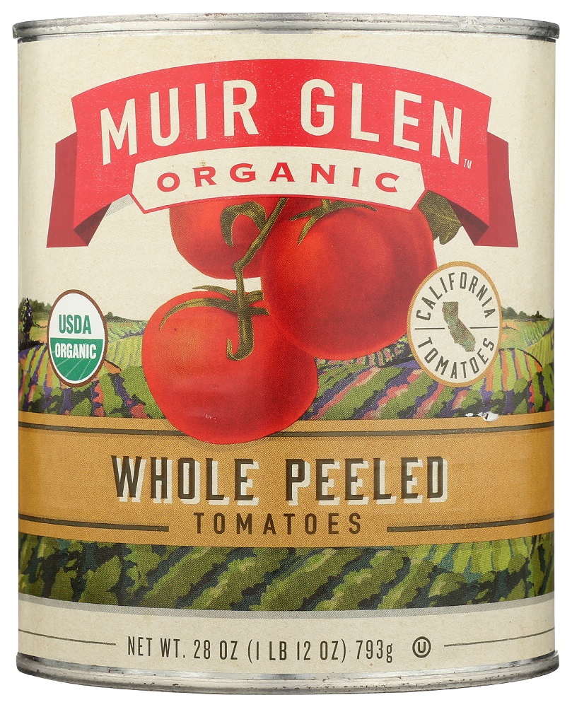 Picture of Muir Glen KHFM00733287 28 oz Organic Whole Peeled Tomatoes