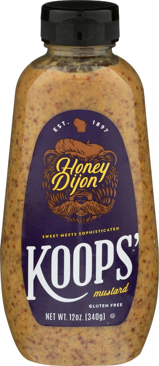 Picture of Koops KHRM00340012 Dijon Honey - 12 oz