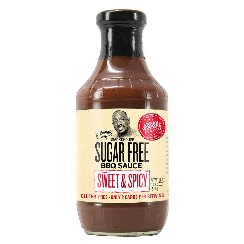 Picture of G Hughes KHRM00333332 18 oz Sugar Free Sweet Spicy Barbeque Sauce