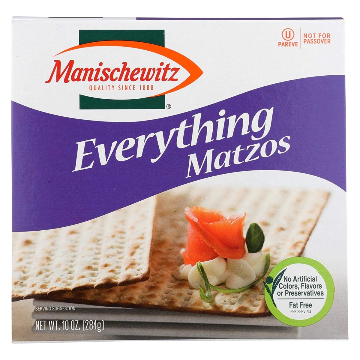 Picture of Streits KHRM00386418 10 oz Everything Matzo Toppers Crackers