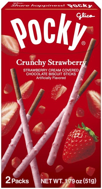 Picture of Glico KHRM00367740 1.79 oz Pocky Crunchy Strawberry Biscuit Stick
