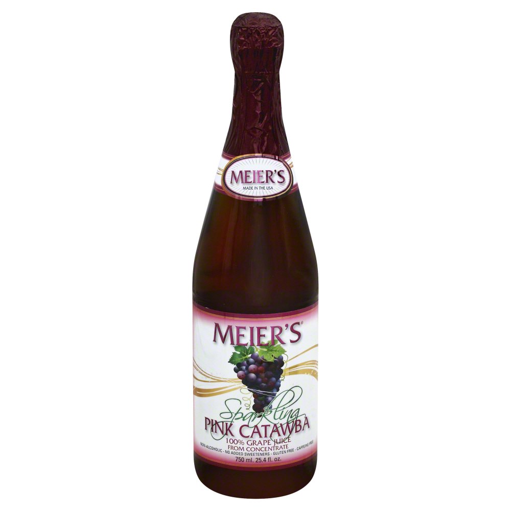 KHFM00018119 Sparkling Pink Catawba Grape Juice - 25.4 oz -  Meiers