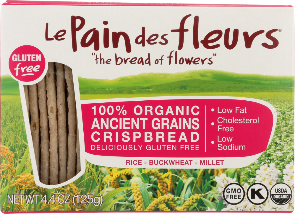 Picture of Le Pain Des Fleurs KHLV00145253 4.41 oz Organic Ancient Grains Crispbread