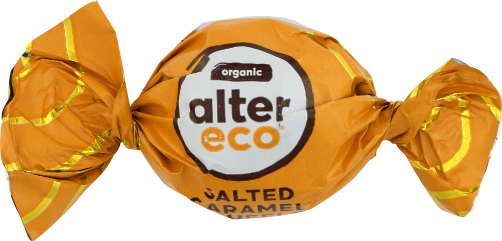 Picture of Alter Eco KHLV00085092 0.42 oz Organic Salted Caramel Truffle Dark Chocolate