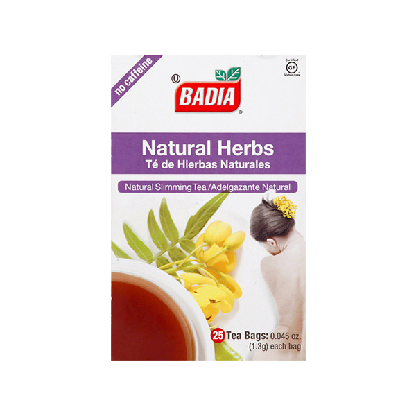 Picture of Badia KHLV00123071 Natural Herbs Tea - Pack of 25
