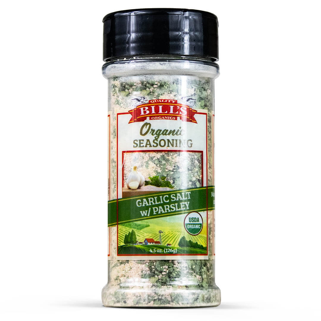 Picture of Bills Organics KHCH00378417 4.5 oz Garlic Salt Seasoning