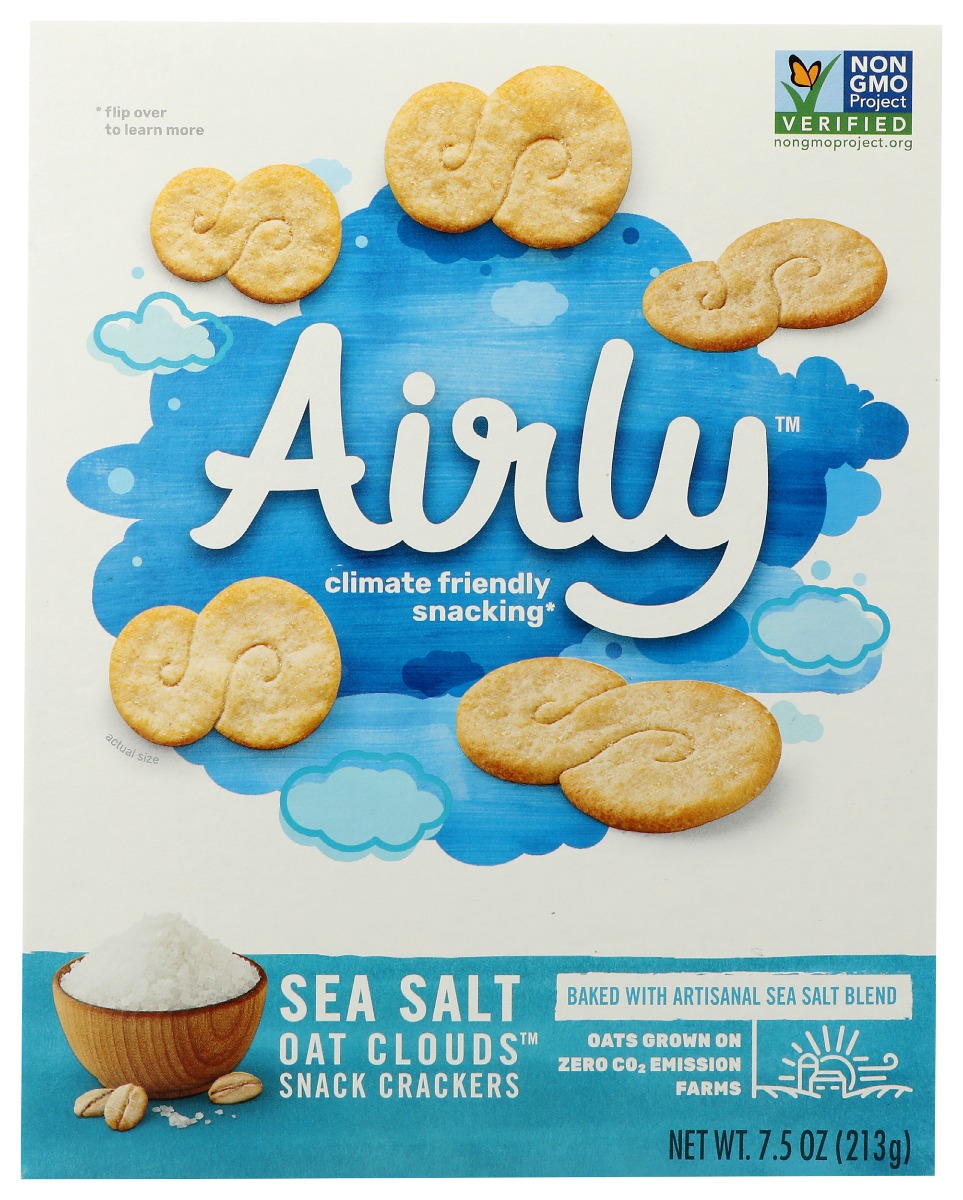Picture of Airly KHCH00383043 7.5 oz Sea Salt Oat Crackers