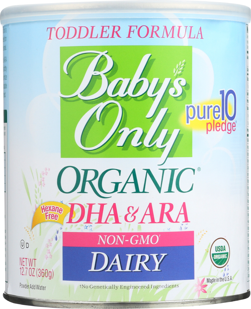 Picture of Babys Only Organic KHLV00126728 12.7 oz Organic Dairy Toddler Formula with DHA & ARA