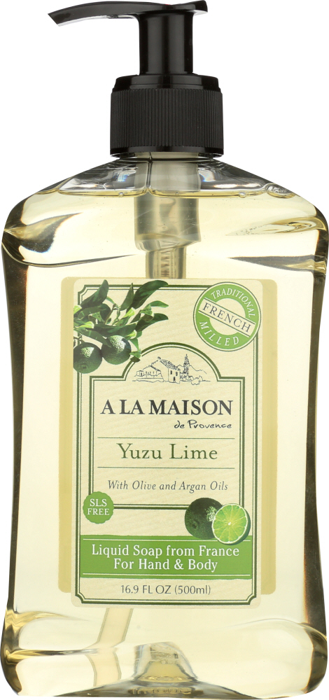 Picture of A La Maison De Provence KHLV00118640 16.9 fl oz Yuzu Lime Liquid Soap