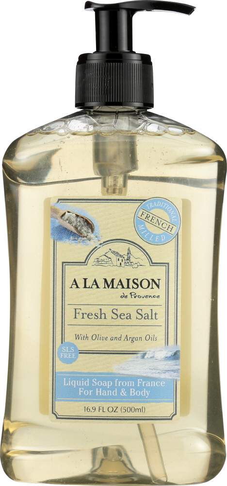 Picture of A La Maison De Provence KHLV00256401 16.9 fl oz Fresh Sea Salt Liquid Soap