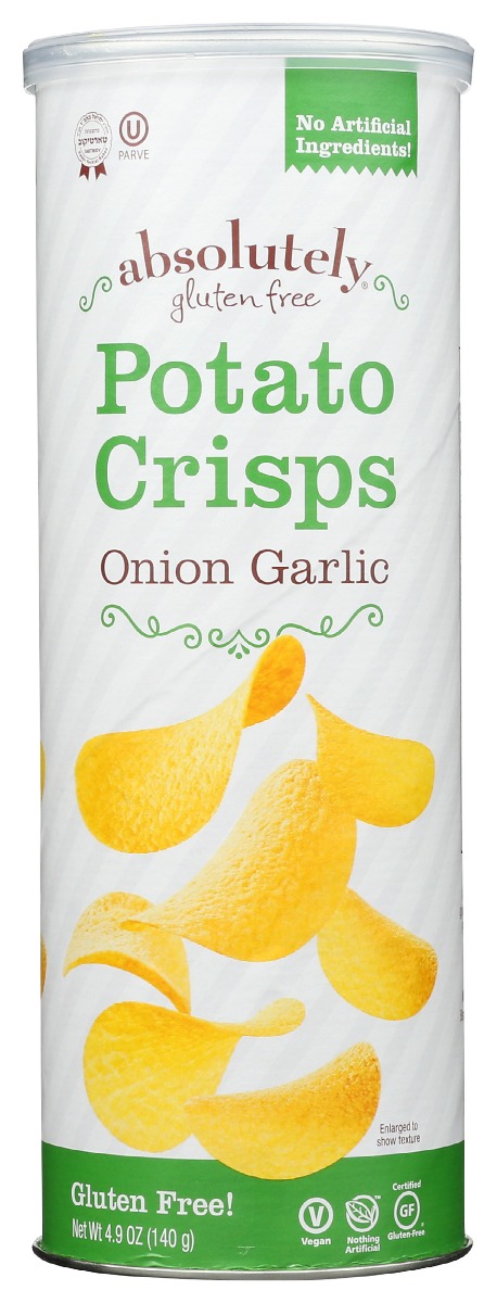 Picture of Absolutely Gluten Free KHRM00352475 4.9 oz Onion Garlic Potato Crisps