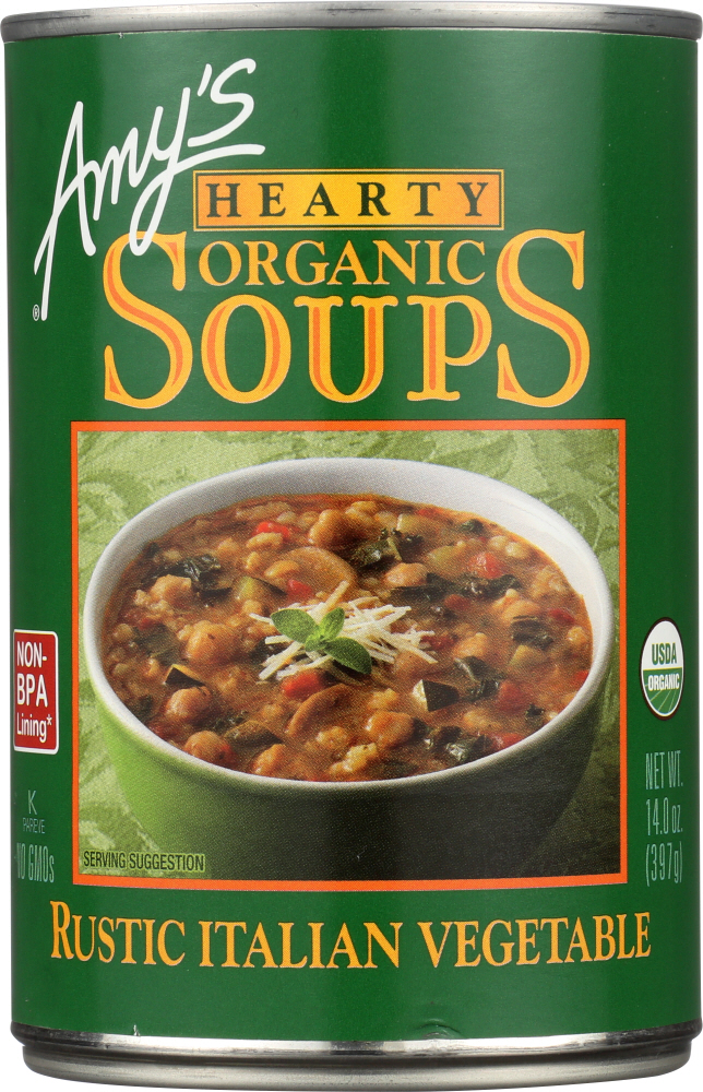 Picture of Amys KHLV01628551 14 oz Gluten Free Vegetable Soup