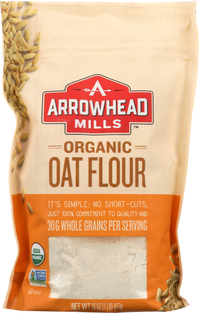 Picture of Arrowhead Mills KHLV00280299 16 oz Organic Oat Flour