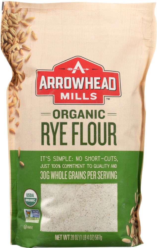 Picture of Arrowhead Mills KHLV00280480 20 oz Organic Rye Flour