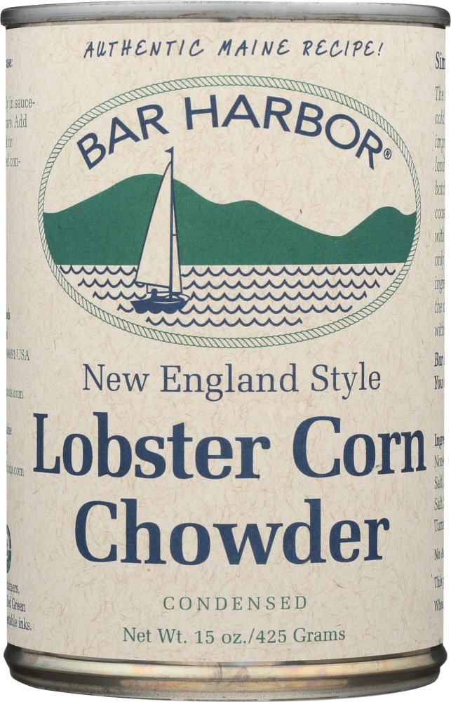 Picture of Bar Harbor KHLV01637917 15 oz Lobster & Corn Chowder Soup