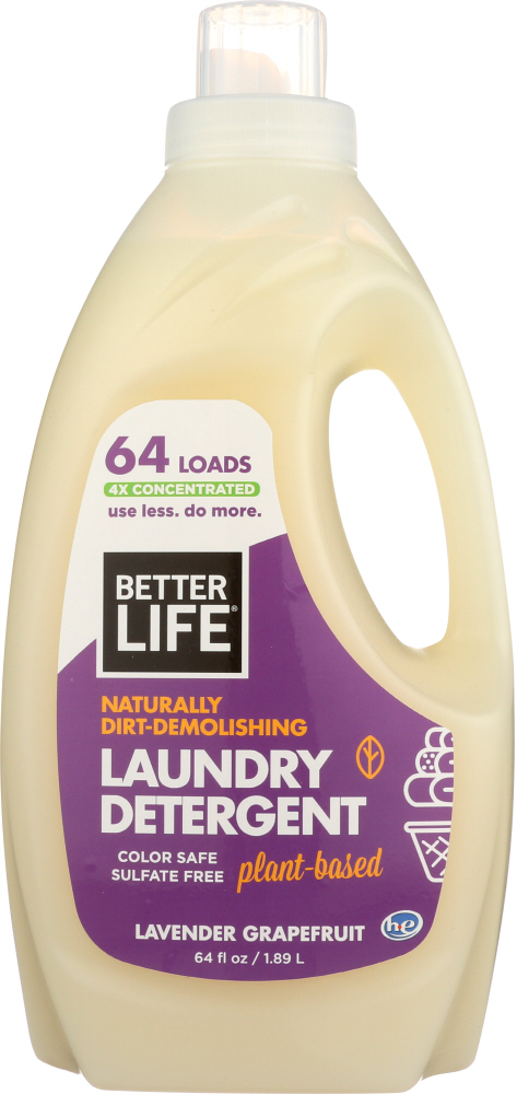 Picture of Better Life KHLV00111022 64 oz Lavender Grapefruit Laundry Detergent