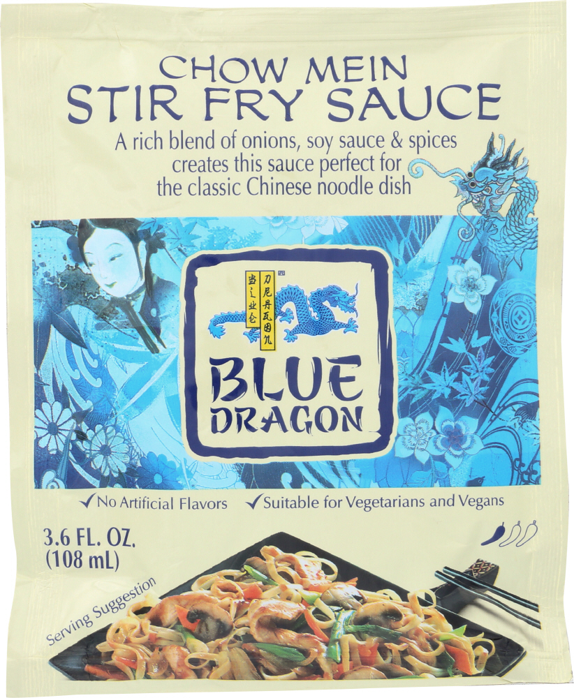 Picture of Blue Dragon KHLV00094628 3.6 oz Chow Mein Stir Fry Sauce