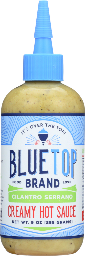 Picture of Blue Top Brand KHLV00286061 9 oz Cilantro Serrano Creamy Hot Sauce