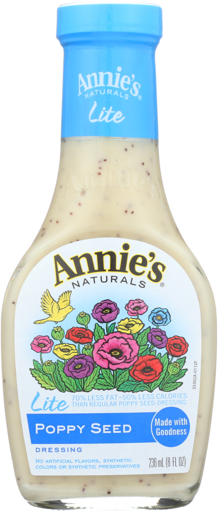 Picture of Annies KHLV01719178 8 oz Lite Poppy Seed Dressing