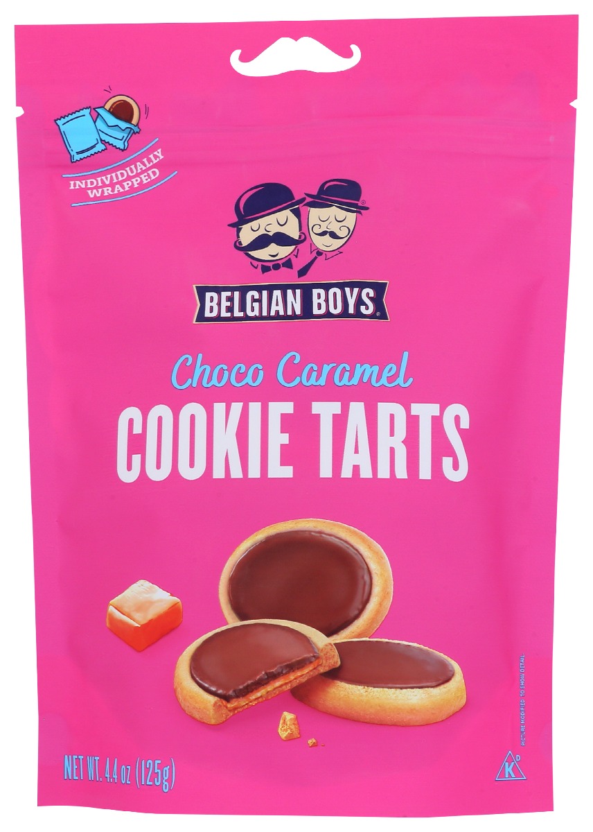 Picture of Belgian Boys KHRM00373854 4.4 oz Choco Caramel Cookie Tart