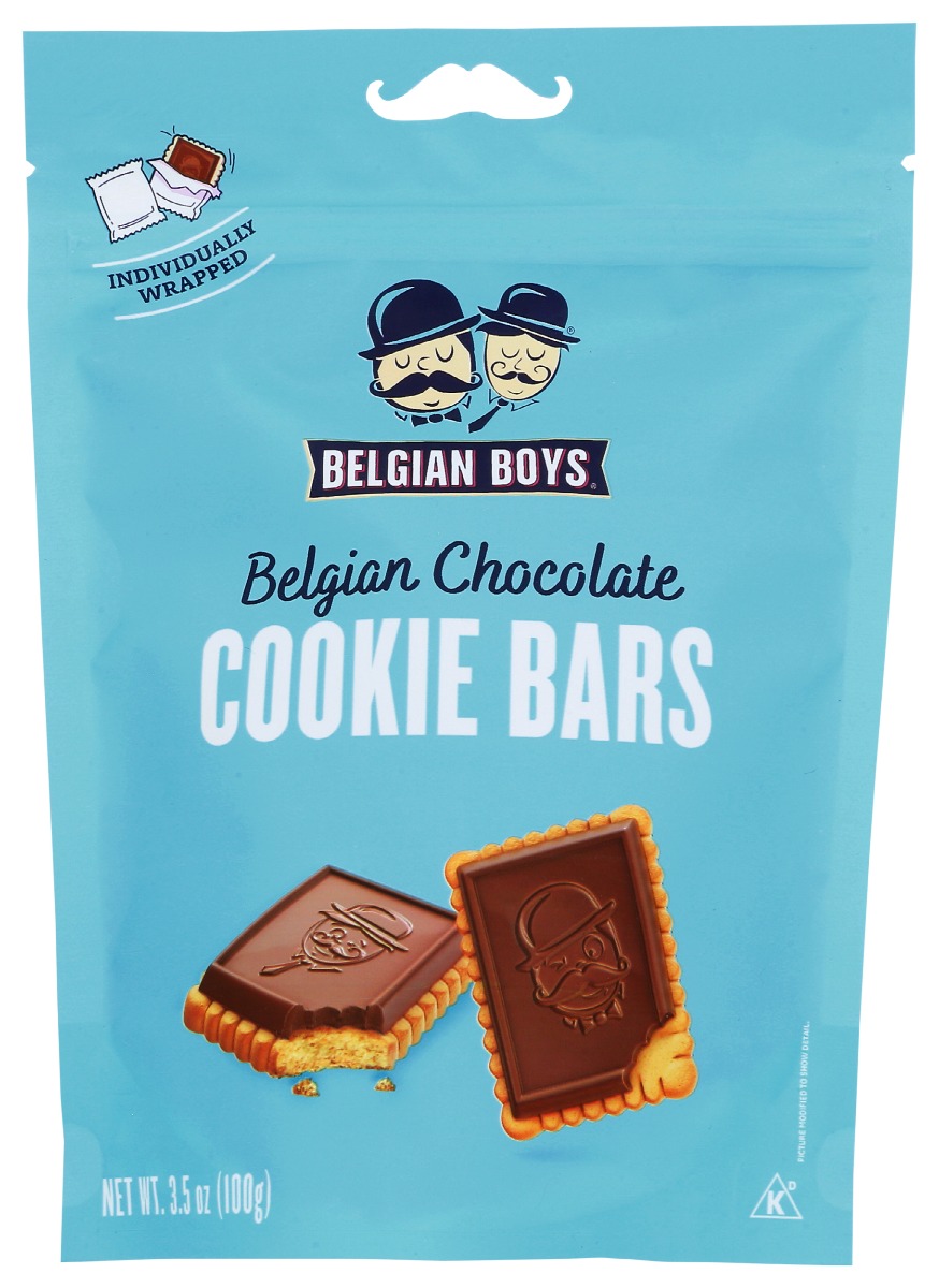 Picture of Belgian Boys KHRM00373855 3.5 oz Belgian Chocolate Cookie Bar