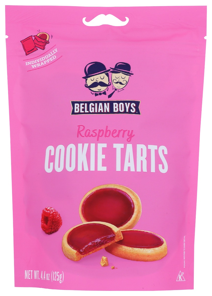 Picture of Belgian Boys KHRM00374526 4.4 oz Raspberry Cookie Tart