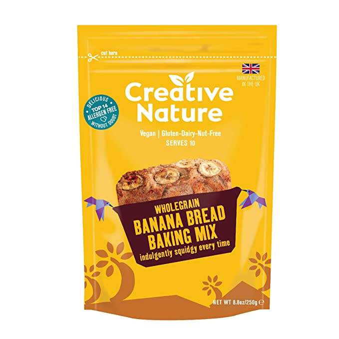 Picture of Creative Nature KHRM00395818 8.8 oz Whole Grain Banana Bread Baking Mix