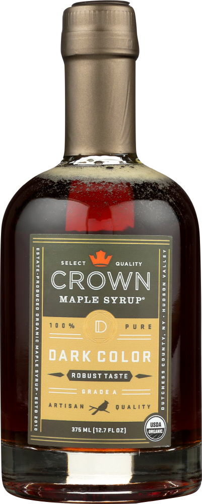 Picture of Crown Maple KHLV00258462 12.7 fl oz Dark Color Maple Syrup