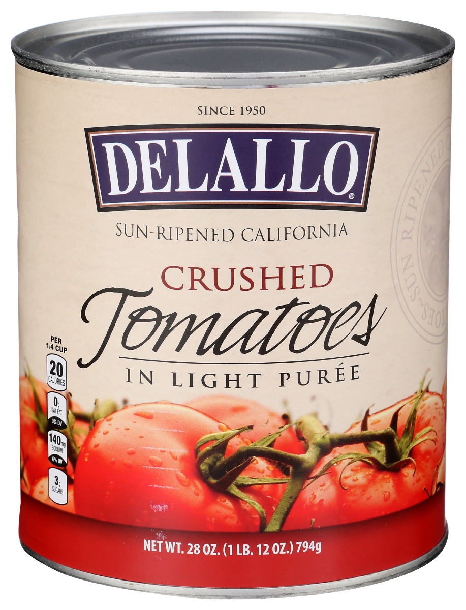 Picture of Delallo KHRM00226702 28 oz Crushed Tomatoes with Puree