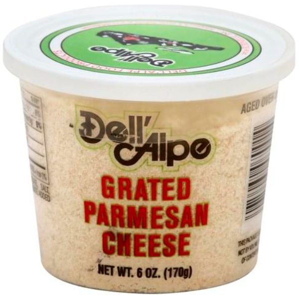 Picture of Dell Alpe KHRM00008586 6 oz Grated Parmesan Cheese
