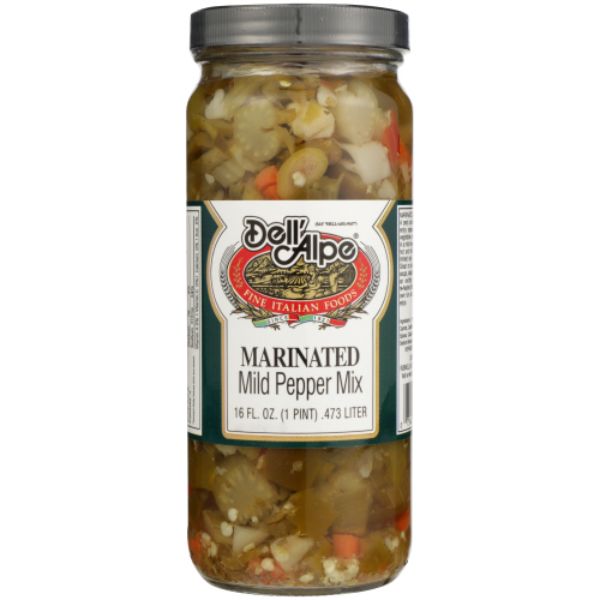 Picture of Dell Alpe KHRM00008608 16 oz Marinated Mild Pepper Mix