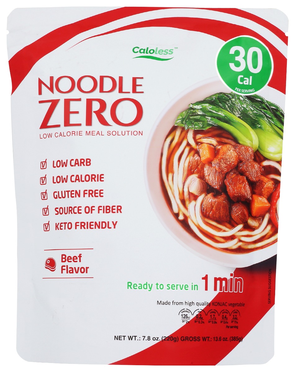 Picture of Caloless KHCH00386872 13.6 oz Beef Konjac Zero Noodle