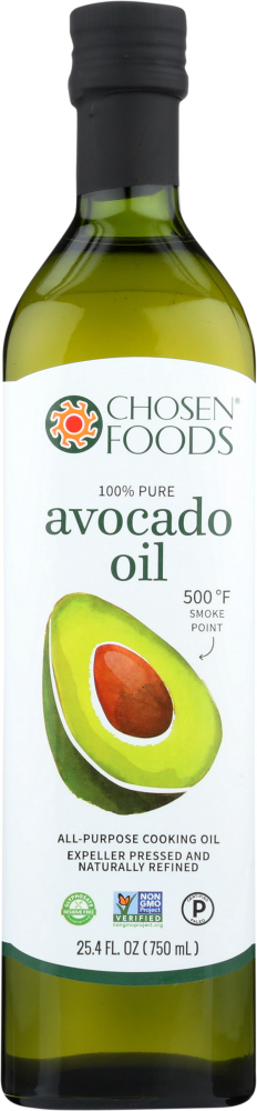 KHLV00280260 750 ml Pure Avocado Oil -  Chosen Foods