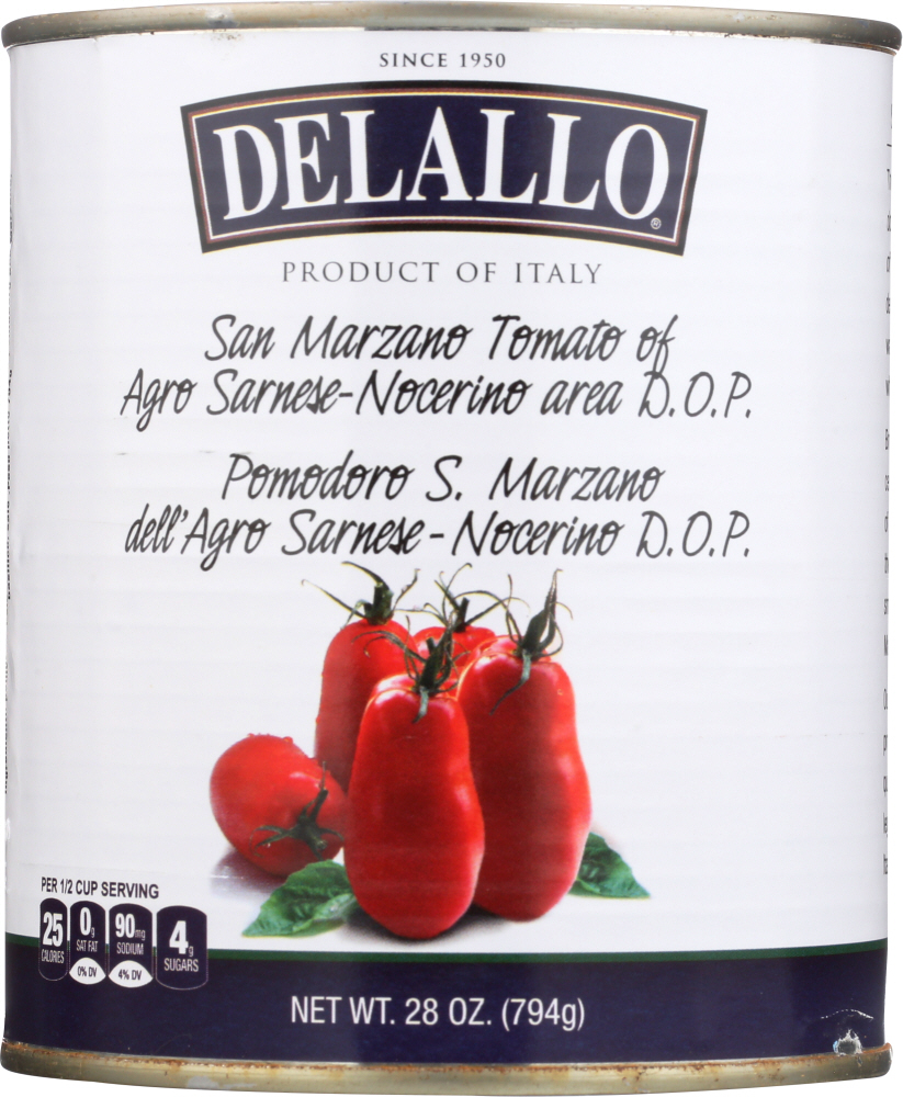 Picture of Delallo KHLV00144556 28 oz Imported Marzano Tomato