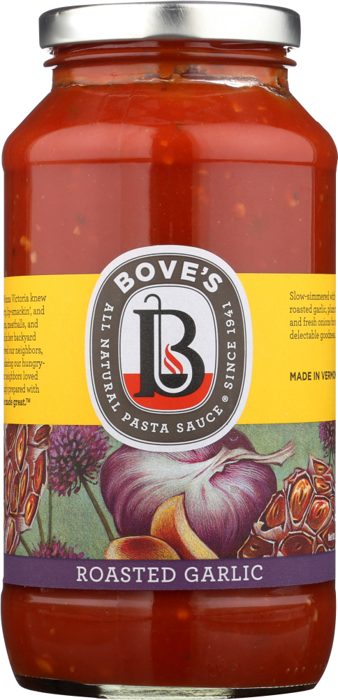 Picture of Boves of Vermont KHLV00228387 24 oz Roasted Garlic Pasta Sauce