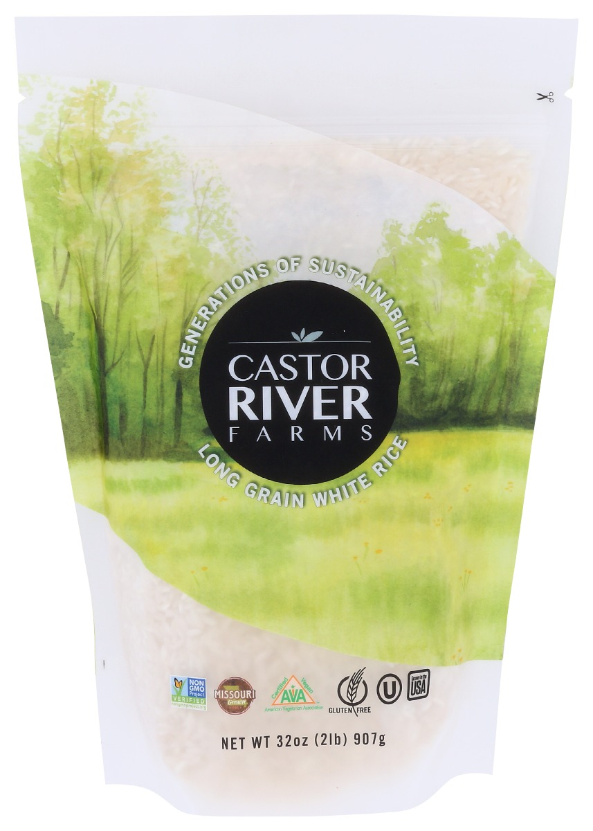 Picture of Castor River Farms KHRM00349377 32 oz Long Grain White Rice