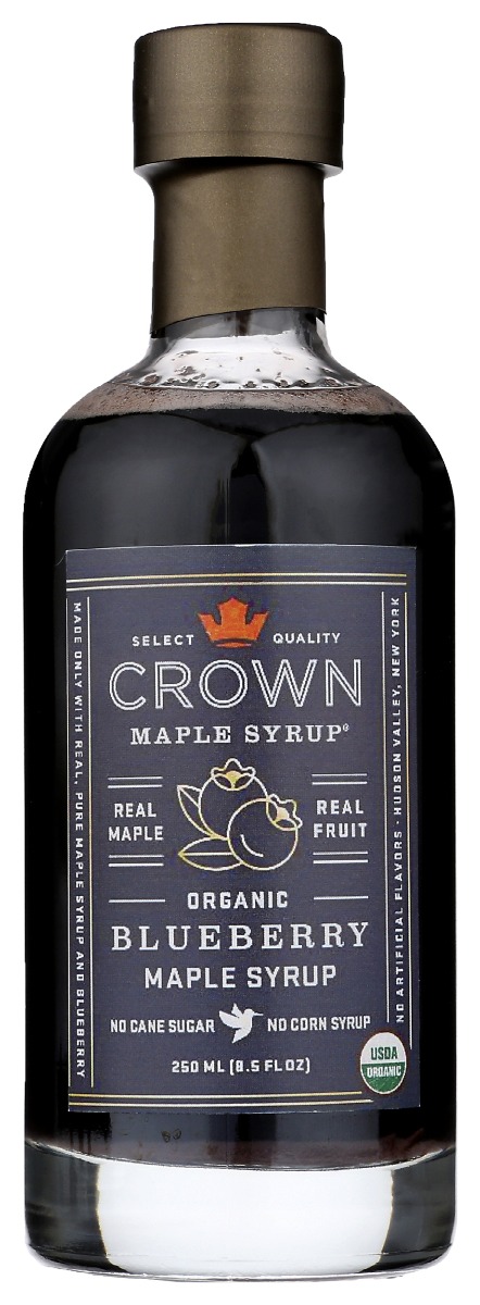 Picture of Crown Maple KHRM00393430 8.5 fl oz Organic Blueberry Maple Syrup
