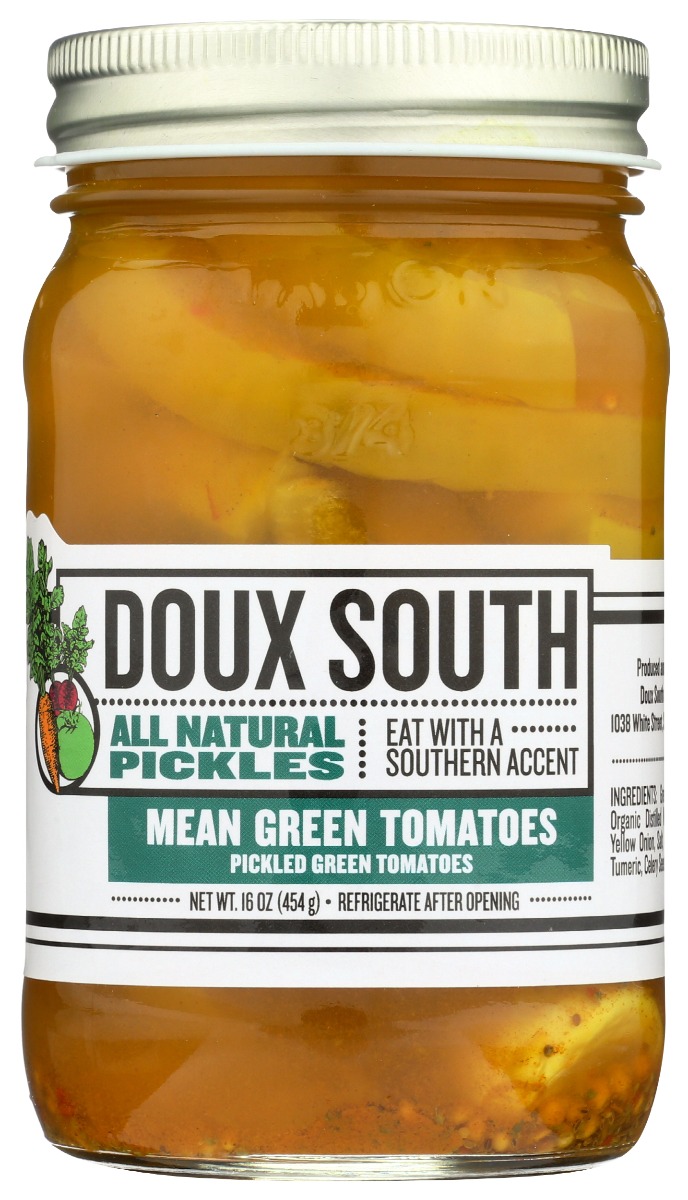 Picture of Doux South KHRM00341823 16 oz Mean Green Tomatoes Pickled